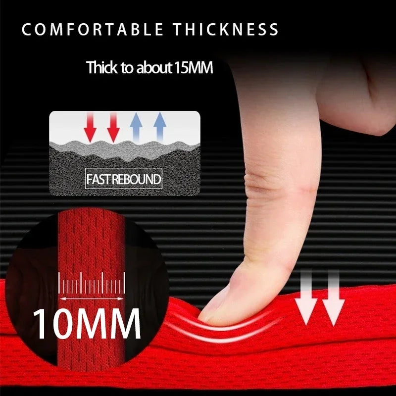 Extra Thick NBR Yoga Mat 10 mm Non-Slip Cushioning