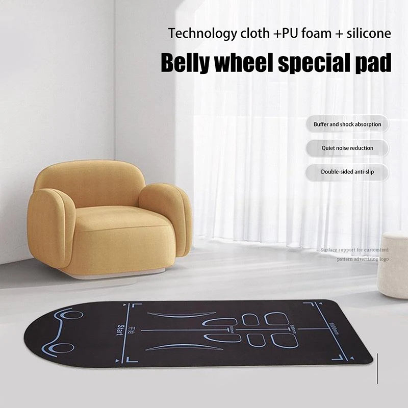 Non-Slip TPE Ab Roller Pad – Cushioned Core Support