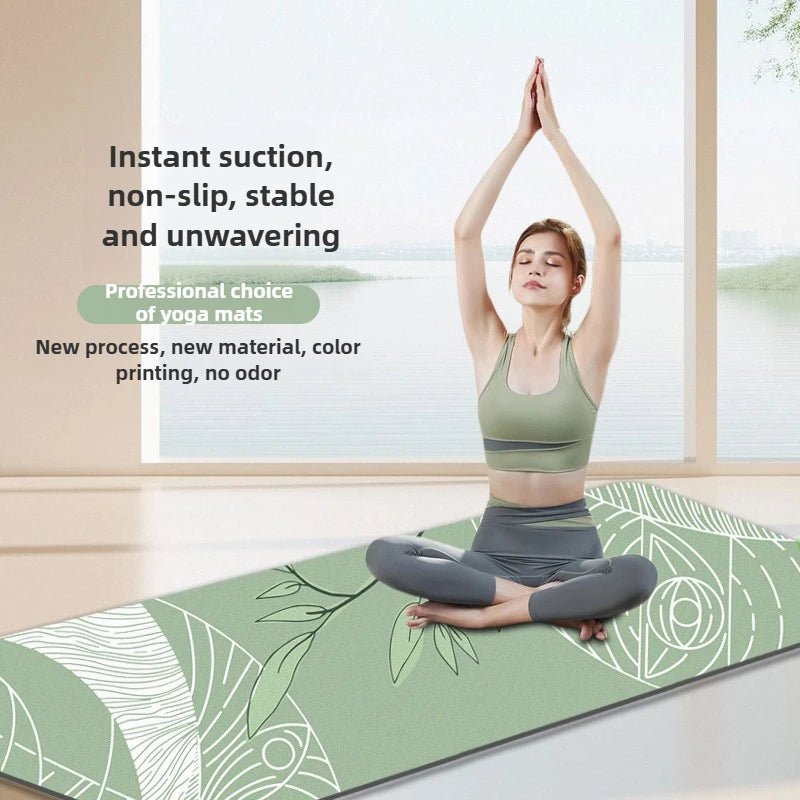 Eco-Friendly Natural Rubber Yoga Mat – 5 mm Non-Slip