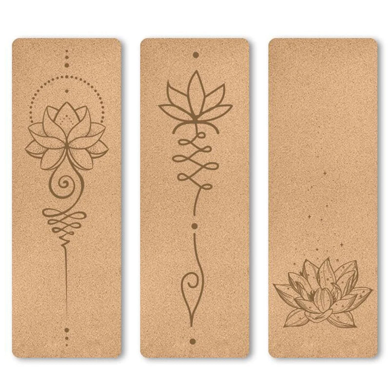 Eco Cork TPE Yoga Mat – Non-Slip, 5 mm Thick