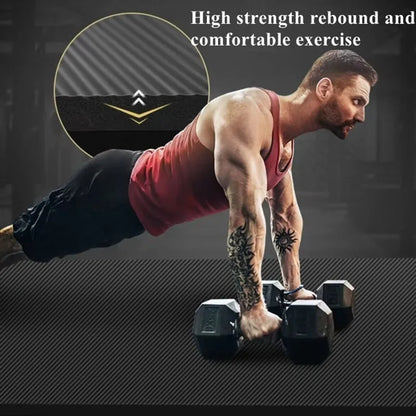 Thick NBR Yoga Mat – Extra Cushioning, Non-Slip Support