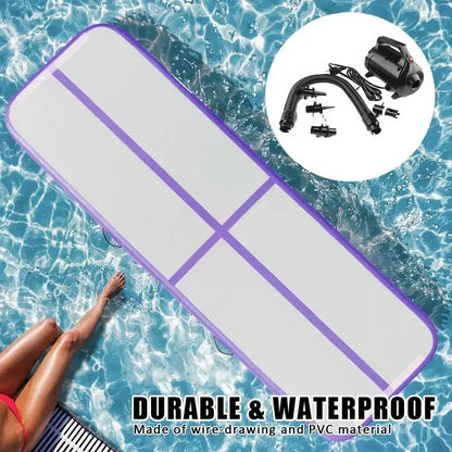Inflatable Gymnastics Air Track Mat With Pump, 4 m PVC