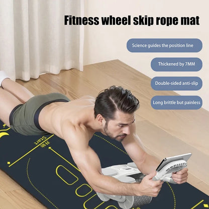 Non-Slip TPE Ab Roller Pad – Cushioned Core Support