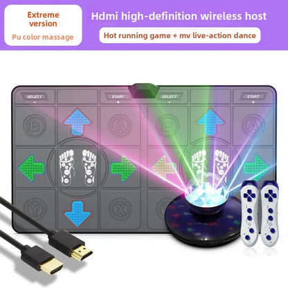Wireless TV Dance Mat Console – Dual Player Fitness Game