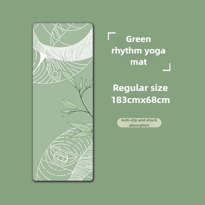 Eco-Friendly Natural Rubber Yoga Mat – 5 mm Non-Slip