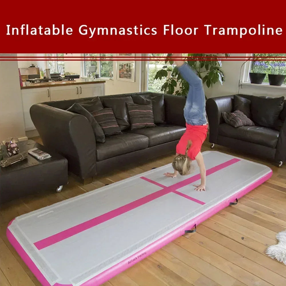Inflatable AirTrack Gymnastics Mat Set With Pump
