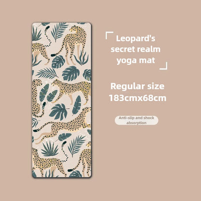 Eco-Friendly Natural Rubber Yoga Mat – 5 mm Non-Slip