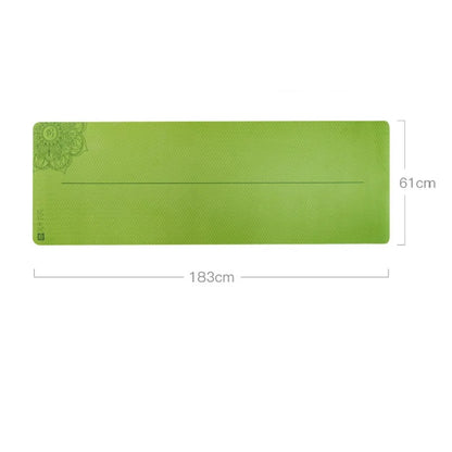 TPE Non-Slip Yoga Mat 6 mm – Lightweight Fitness Pad