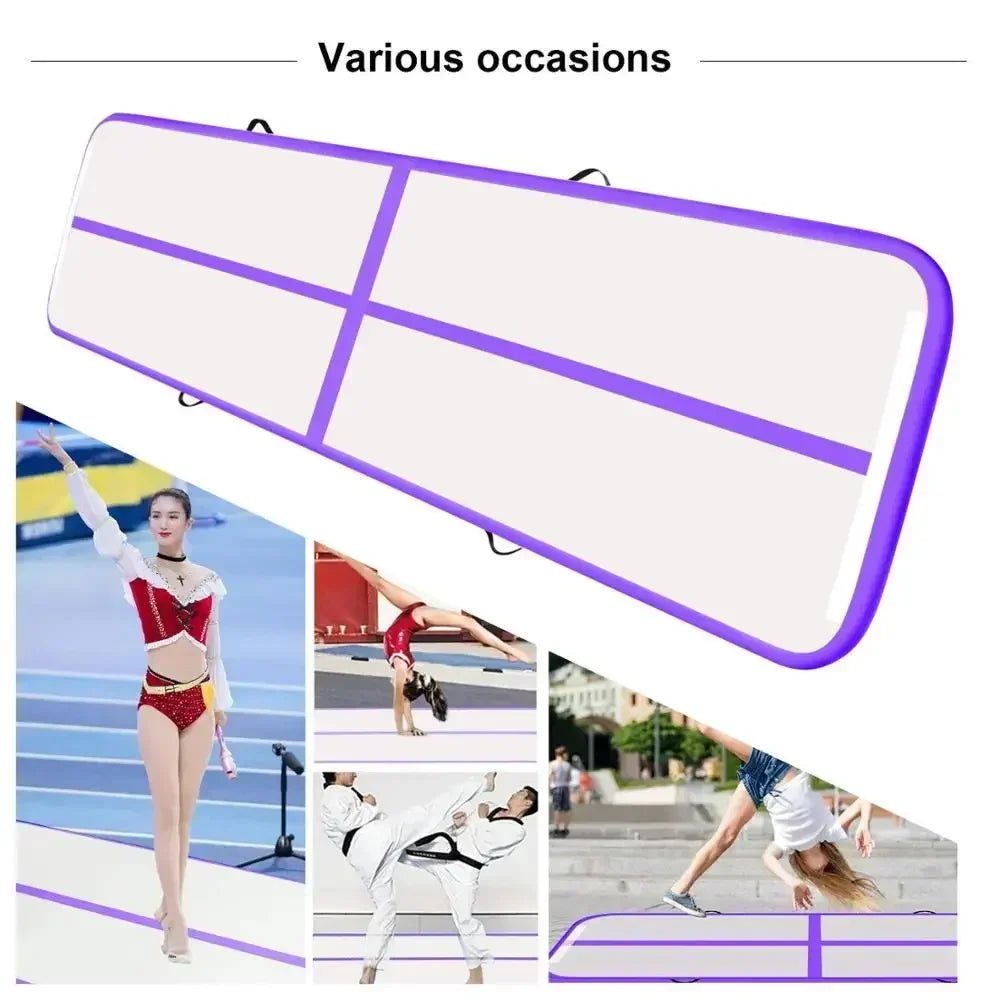 Inflatable Gymnastics Air Track Mat With Pump, 4 m PVC