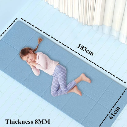 Foldable TPE Yoga Mat – Non-Slip Travel Exercise Pad