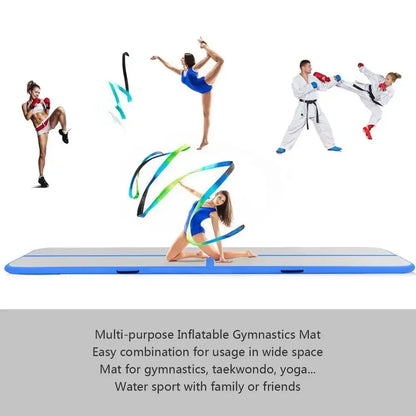 Inflatable Gymnastics Air Track Mat With Pump, 4 m PVC