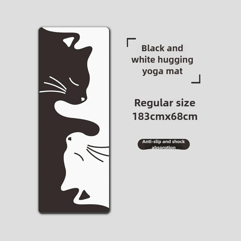 Eco-Friendly Natural Rubber Yoga Mat – 5 mm Non-Slip