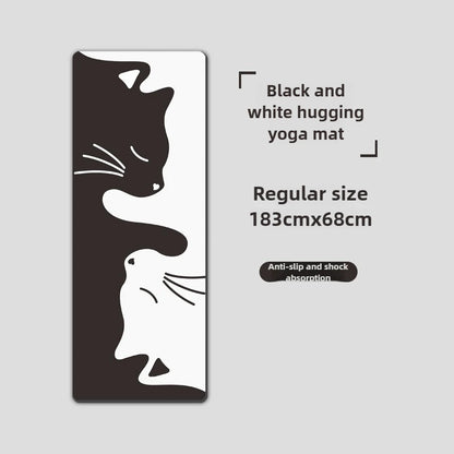 Eco-Friendly Natural Rubber Yoga Mat – 5 mm Non-Slip